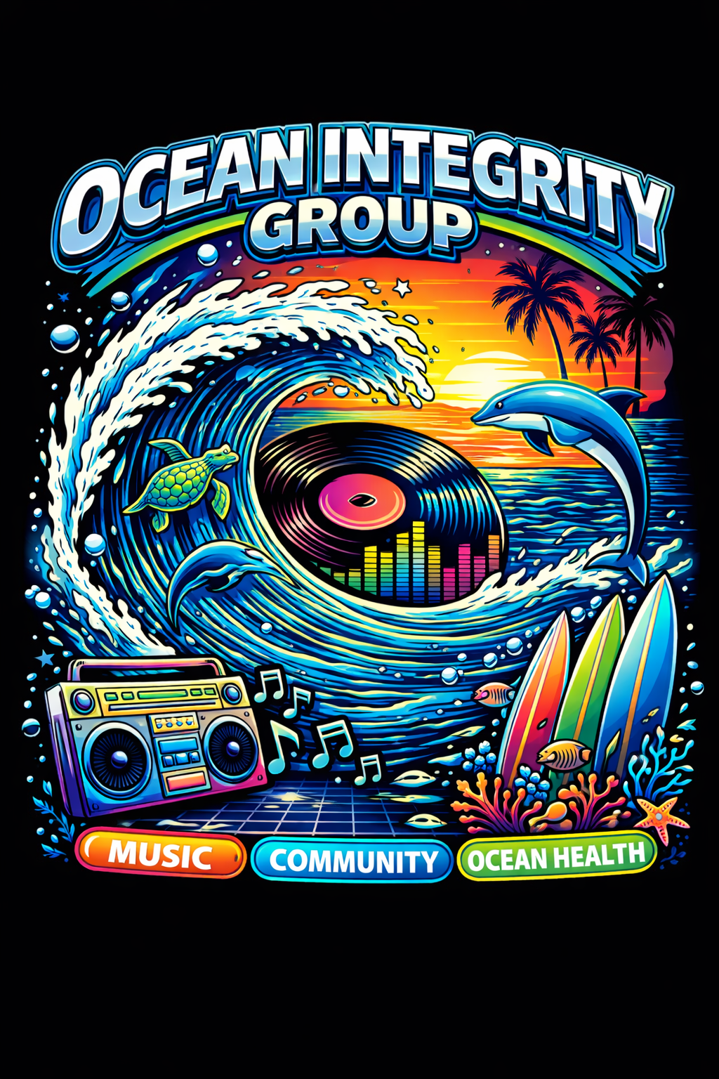 Miami Vintage Ocean Integrity tee